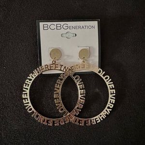 BCBG Hoop Earrings